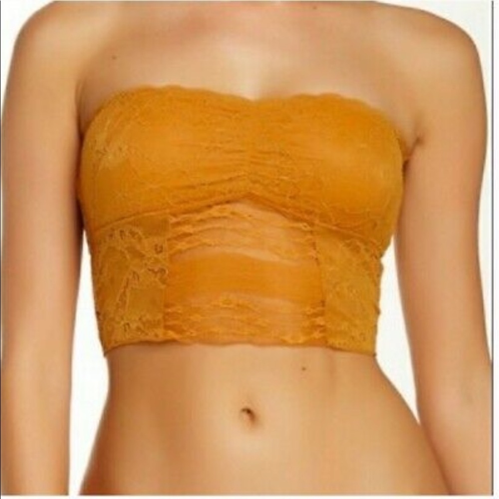 Free People Cropped Lace Bralette NWT